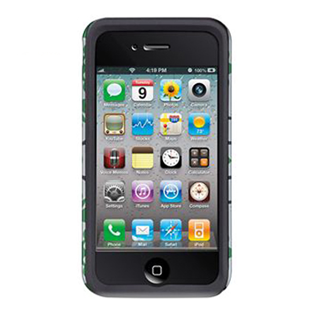 【iPhone 4S/4】Hybrid Tough Case, ”I Make My Case” Cinda B - Sweetleaf Navyサブ画像