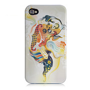 【iPhone 4S/4】Hybrid Tough Case, ”I Make My Case” Goldenfish