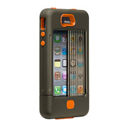 Case-Mate iPhone 4S / 4 Tank Case, Military Green/Orange