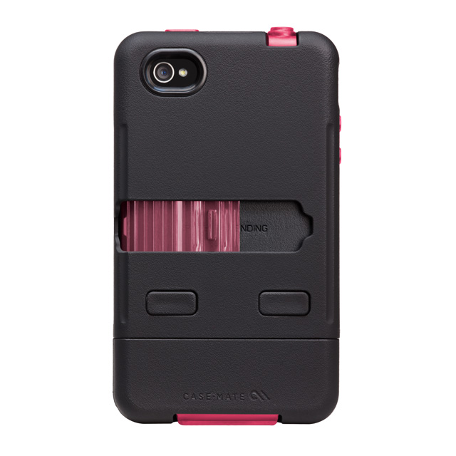 Case-Mate iPhone 4S / 4 Tank Case, Black / Pinkサブ画像