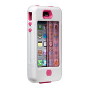 Case-Mate iPhone 4S / 4 Tank Case, White/Pink