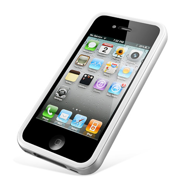 【iPhone4S/4 ケース】Neo Hybrid2S Snow Series [Satin Silver]サブ画像