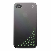 【iPhone4/4S ケース】Metallic Mirror Diffusion (Fern Green)
