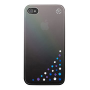 【iPhone4/4S ケース】Metallic Mirror Diffusion (Blue Mix)