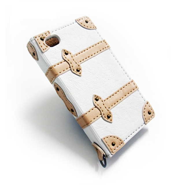 【iPhone4 ケース】Trolley Case for iPhone4/4S (White)
