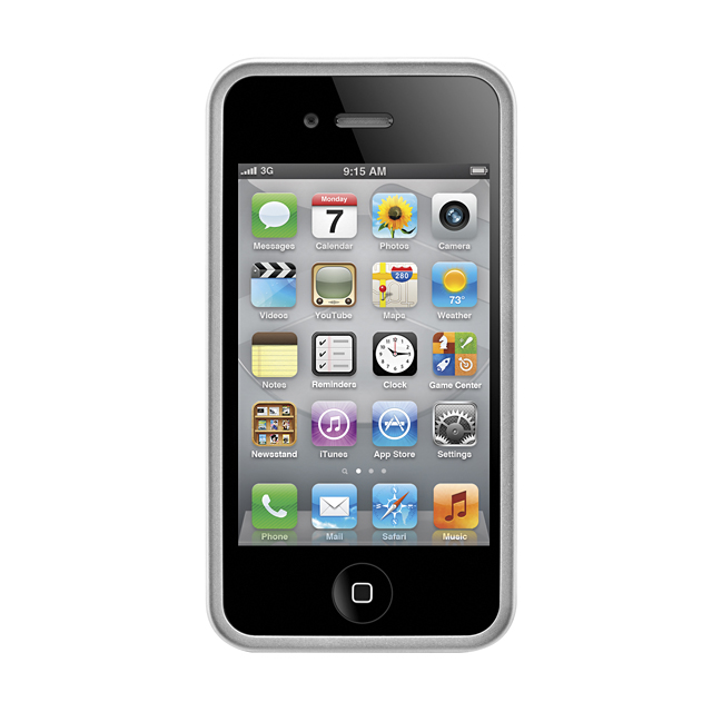 【iPhone4S/4 ケース】Avant-garde for iPhone 4S/4 Clockwork Silverサブ画像