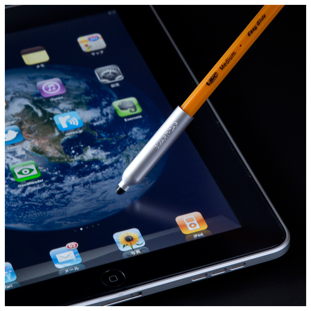 SMART CAP M size スタイラス キャップ シルバー for iPhone / iPad / Tablet PC サブ画像