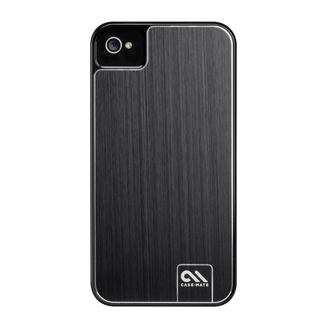 Case-Mate iPhone 4S / 4 Barely There Case Brushed Aluminum, Blackサブ画像