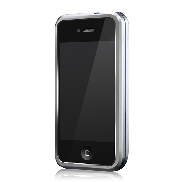 Armor Metal Hybrid Case for iPhone 4/4S Aluminium?Blueサブ画像