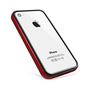 【iPhone4S/4 ケース】Neo Hybrid2S Vivid Series [Dante Red]