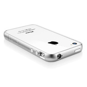 【iPhone4S/4 ケース】SGP Case Linear EX Color Series [Satin Silver]