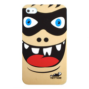 YETTIDE iPhone 4S / 4 Funny Face Case - Eye Mask Hero, Black