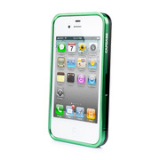 CAPDASE iPhone 4S / 4 Alumor Bumper Duo Frame, Green / Black