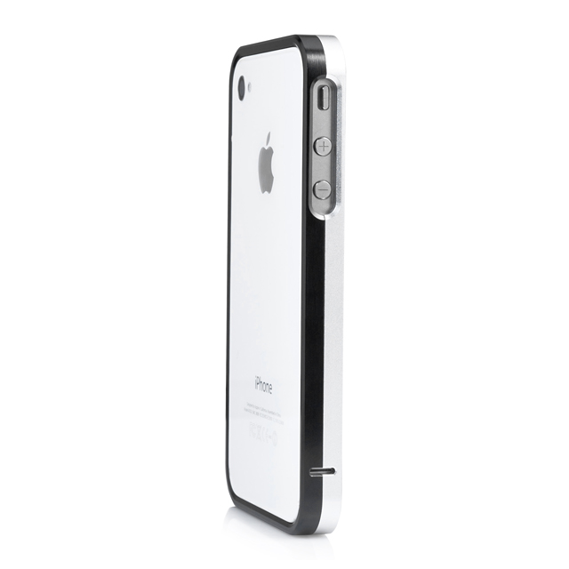 CAPDASE iPhone 4S / 4 Alumor Bumper Duo Frame, Silver / Blackサブ画像