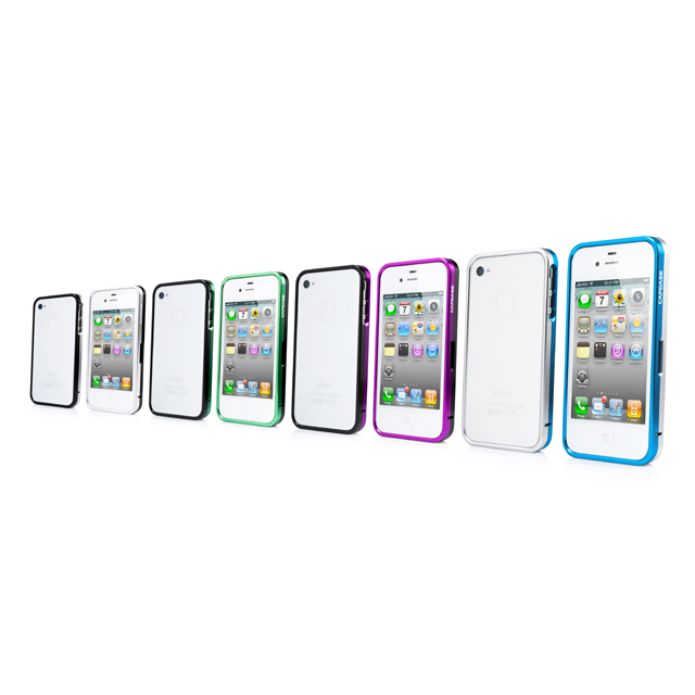 CAPDASE iPhone 4S / 4 Alumor Bumper Duo Frame, Blue / Silverサブ画像