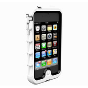 【iPhone4S/4 ケース】Gumdrop - Drop Series - ホワイト/ブラック DS4G-WHI-BLK