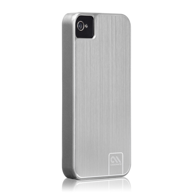 Case-Mate iPhone 4S / 4 Barely There Case Brushed Aluminum, Platinum