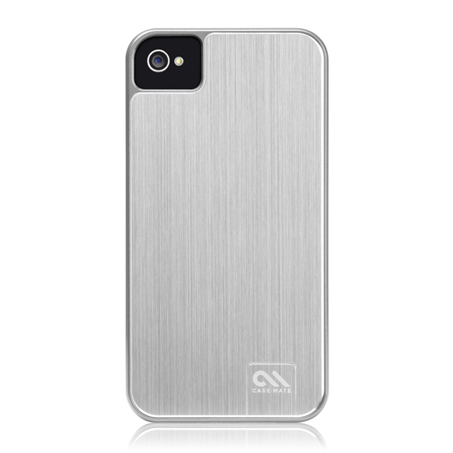 Case-Mate iPhone 4S / 4 Barely There Case Brushed Aluminum, Platinumサブ画像