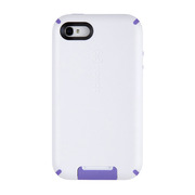 【iPhone4S/4】CandyShell View for iPhone 4S White/Aubergine