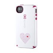 【iPhone4S/4】iPhone 4S CandyShell White/Raspberry AmazeMe【限定モデル】