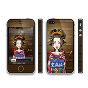 【iPhone4S/4 スキンシール】THINCLO THTYLE 『花魁』