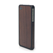Alloy X Wood Bumper for iPhone 4/4S - Black×Ebony