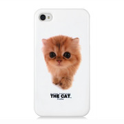 【iPhone4S/4】The Cat iPhone 4 -Chinchilla