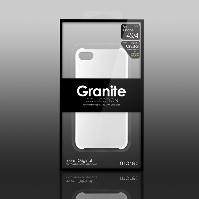 Granite Collection for iPhone 4S/4 Whiteサブ画像