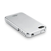 【iPhone4S/4 ケース】SGP Case Linear Color Series [Satin Silver]
