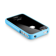 【iPhone4S/4 ケース】SGP Case Linear Crystal Series [Tender Blue]