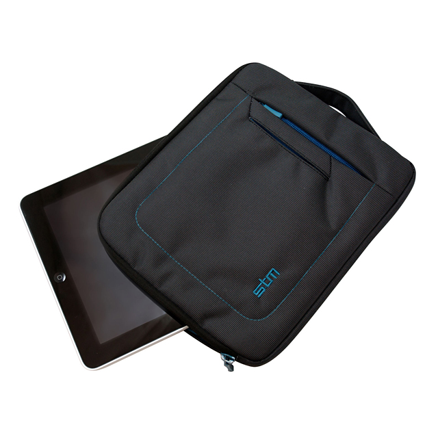 【iPad(第3世代/第4世代) iPad2 ケース】STM jacket バック ブラック/ティール DP-2139-3サブ画像