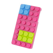 BlockCaseHard for iPhone4/4S(Pink)