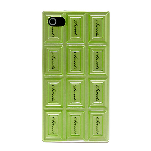 SweetsCase for iPhone4/4S ”Chocolate Hard”(Green)