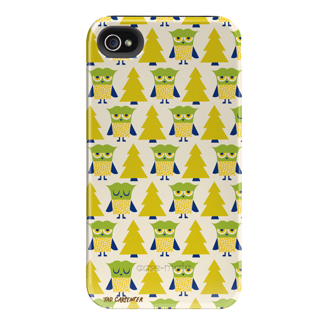 Case-Mate iPhone 4S / 4 Hybrid Tough Case, ”I Make My Case” Owl Forestサブ画像