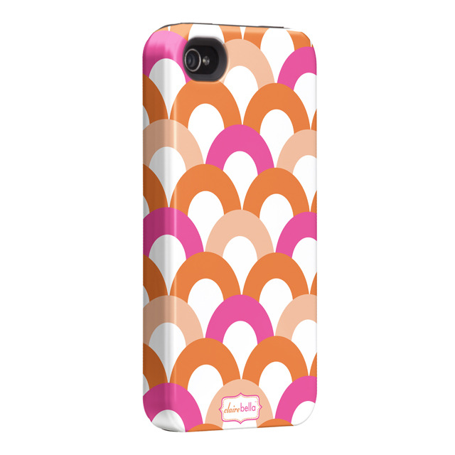 Case-Mate iPhone 4S / 4 Hybrid Tough Case, ”I Make My Case” Fiesta Scoop Orange Crush
