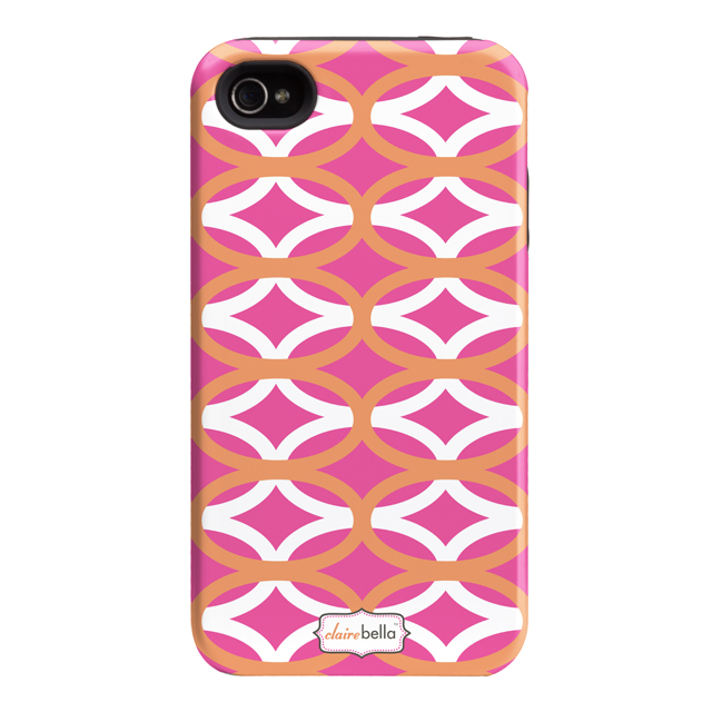 Case-Mate iPhone 4S / 4 Hybrid Tough Case, ”I Make My Case” Ovalicious Pinkサブ画像