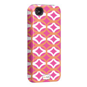 Case-Mate iPhone 4S / 4 Hybrid Tough Case, ”I Make My Case” Ovalicious Pink