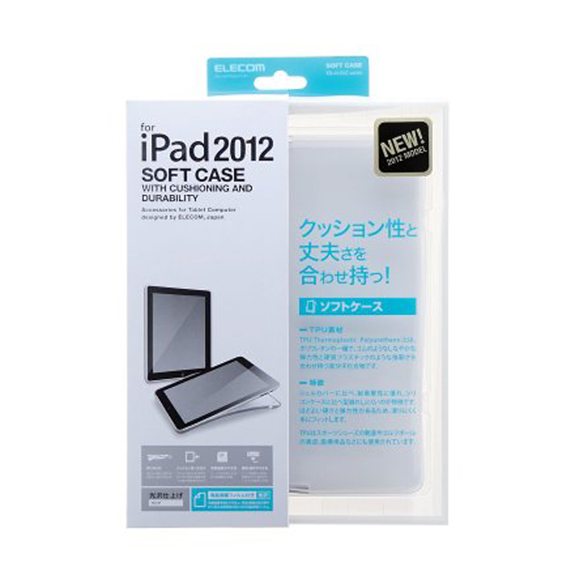 iPad(第3世代)/ソフトケース/クリアサブ画像
