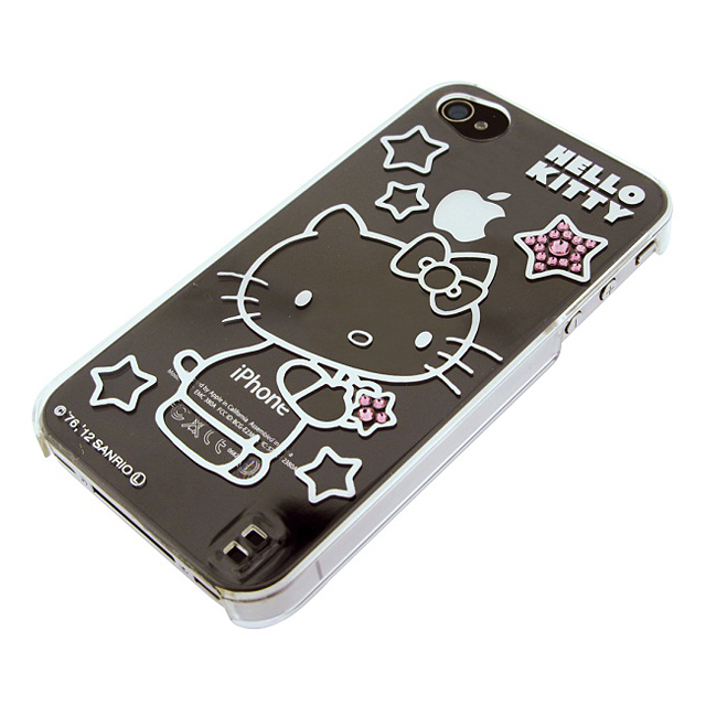【iPhone4S/4 ケース】キティ・マイメロ メタリック iphone4/4Sカバー シルバーサブ画像
