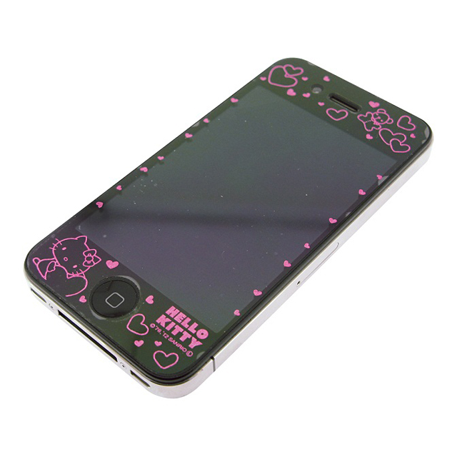 【iPhone4S/4 ケース】キティ・マイメロ メタリック iphone4/4Sフィルム ピンクサブ画像