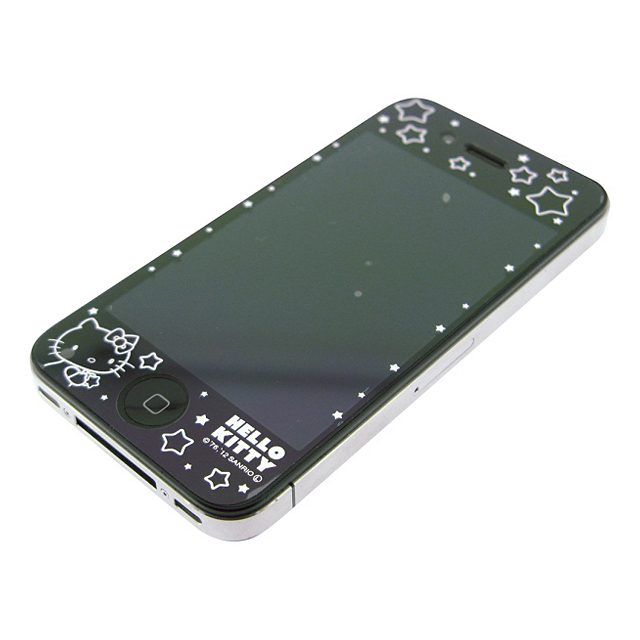 【iPhone4S/4 ケース】キティ・マイメロ メタリック iphone4/4Sフィルム シルバーサブ画像