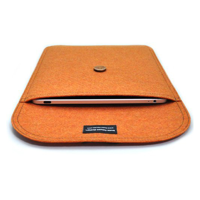 【iPad(第3世代/第4世代) iPad2 ケース】ハンドメイドフェルトケース オレンジサブ画像