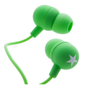inner headphones Star-Green/White