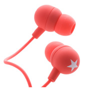 inner headphones Star-Red/White