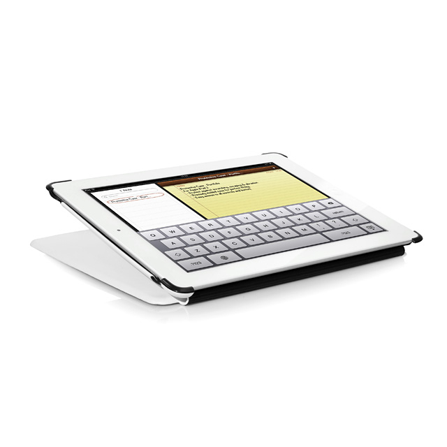 【iPad(第3世代/第4世代) iPad2 ケース】Capparel Case Forme White / Blackサブ画像