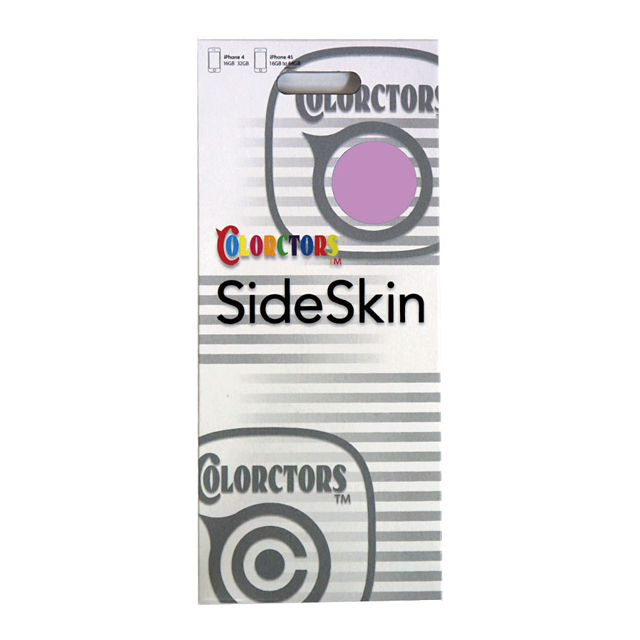 【iPhone4S/4】COLORCTORS Side Skin LAVENDERサブ画像