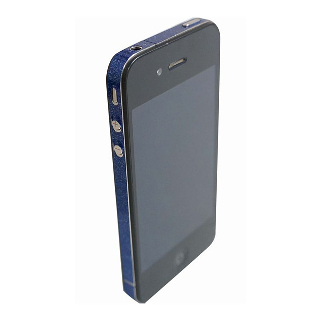 【iPhone4S/4】COLORCTORS Side Skin BLUE(ラメ)