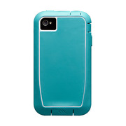 【iPhone4S/4 ケース】Case-Mate iPhone 4S / 4 Phantom Case, Aqua/White