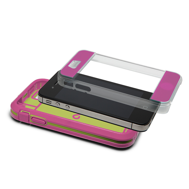 【iPhone4S/4 ケース】Case-Mate iPhone 4S / 4 Phantom Case, Raspberry/Limeサブ画像