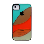 【iPhone4S/4 ケース】Colorways Case, Teal/Tangerine Tango/Sage? 